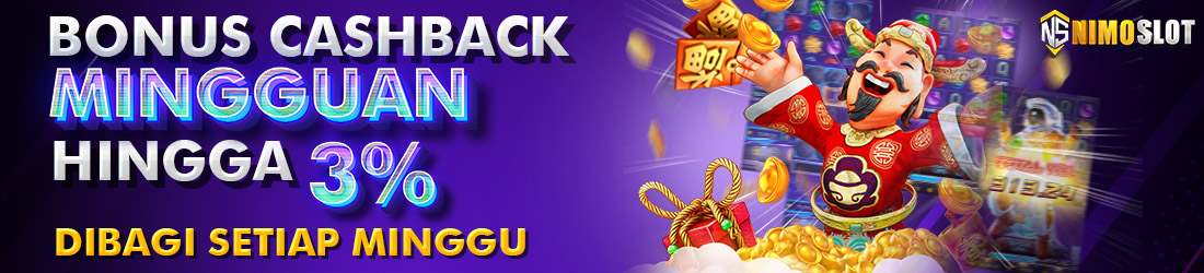 BONUS CASHBACK 3%